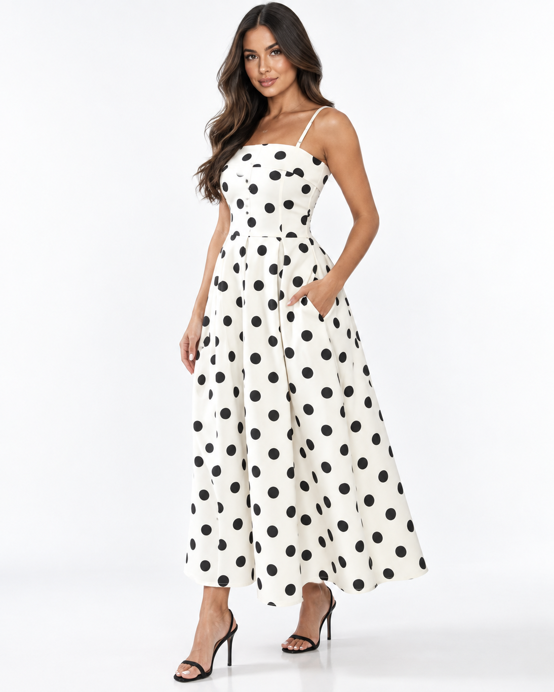 Beneficios de Vestido Midi Lunares Belle