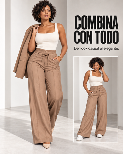 Pantalón Palazzo Monaco™ Cintura Alta