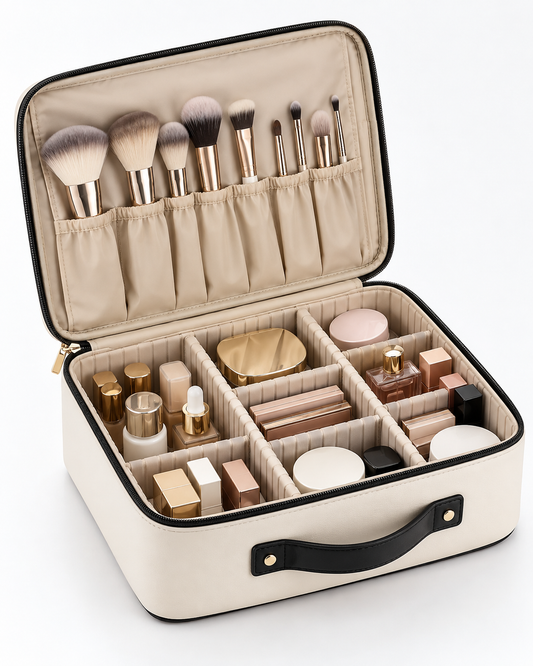Organizador Beauty Case Marfil