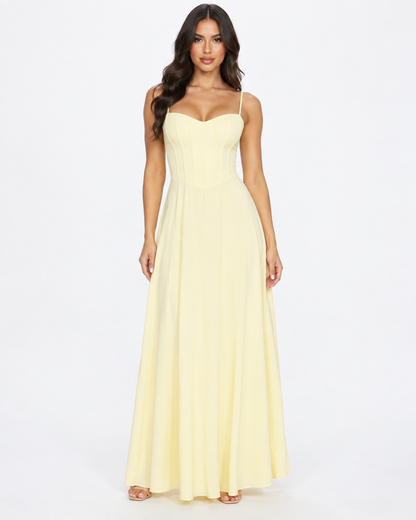Vestido Maxi Soleil Corset