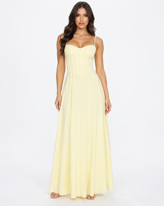 Vestido Maxi Soleil Corset