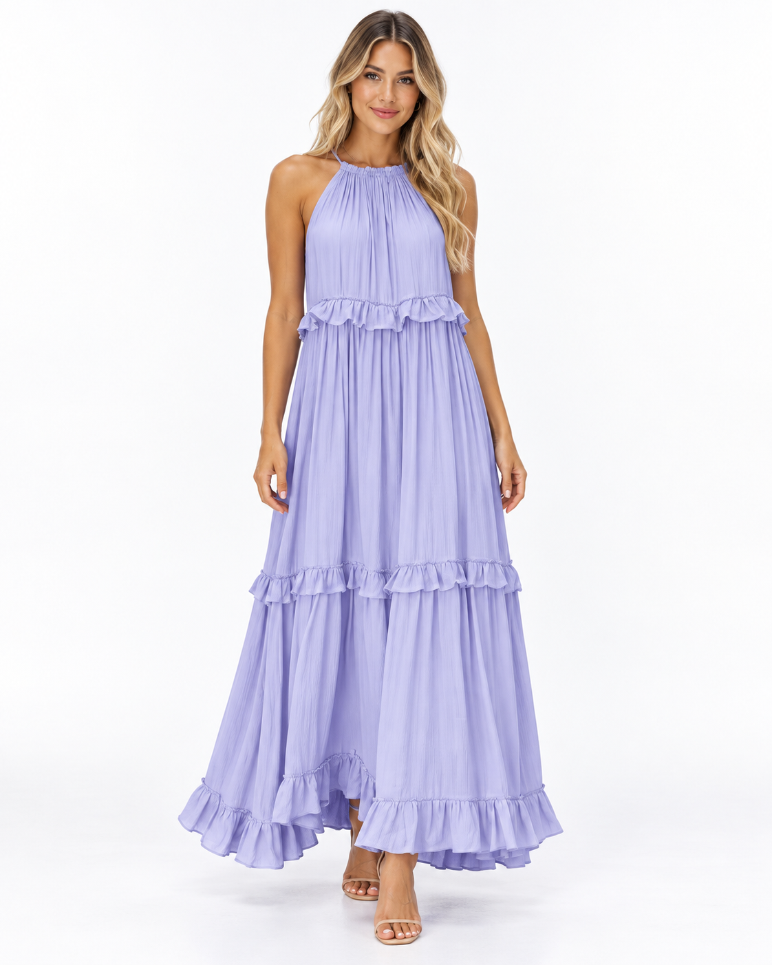 Vestido Maxi Riviera Volantes