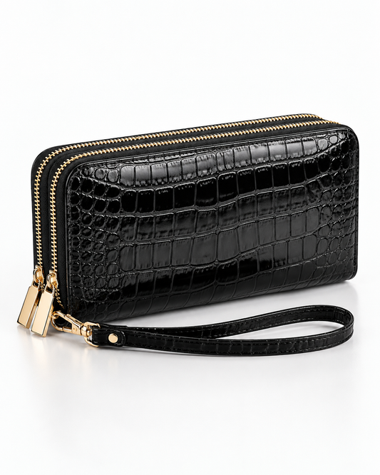 Billetera Croc Doble