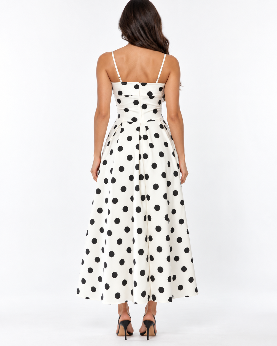 Vestido Midi Lunares Belle