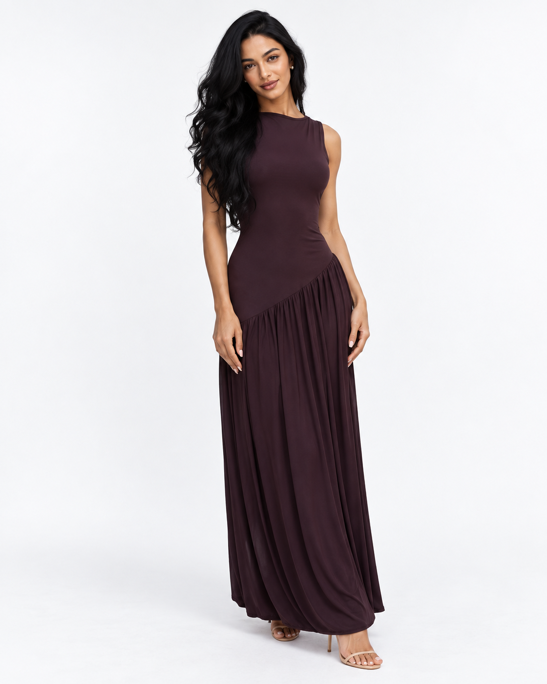 Vestido Maxi Siena Vino