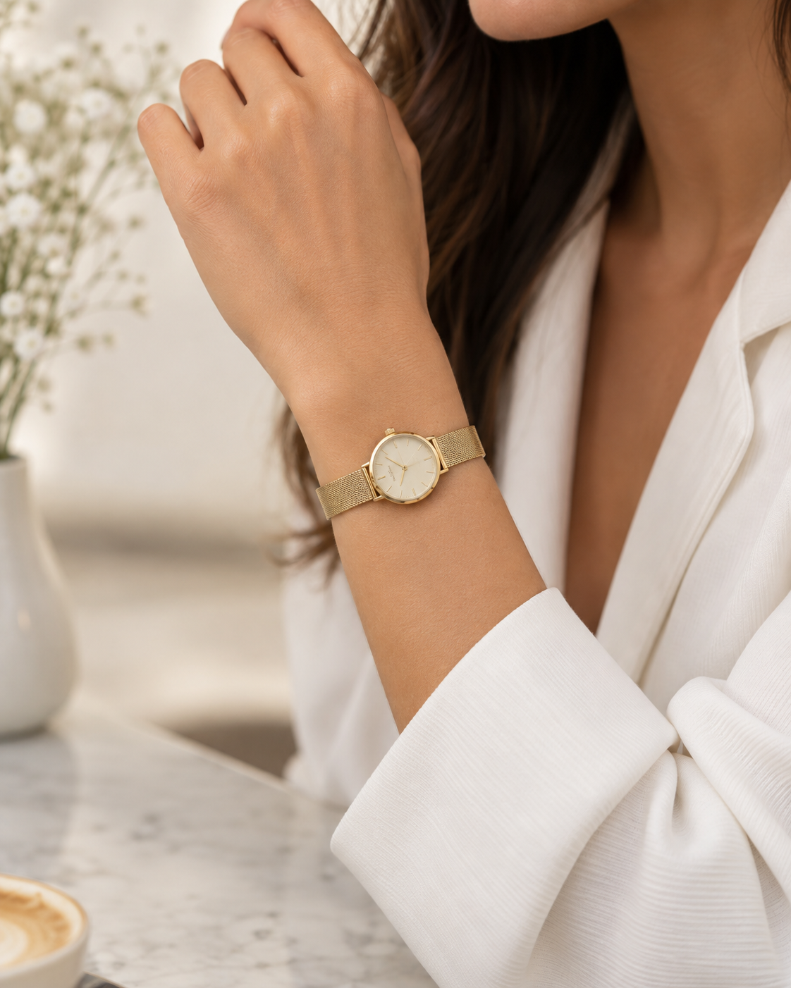 Reloj Dorado Élan — detalle 1