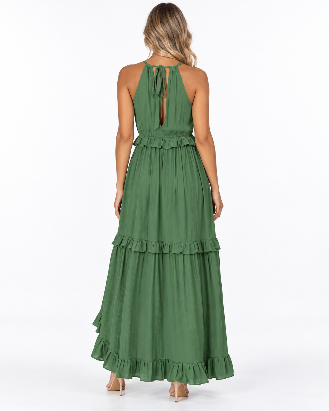 Vestido Maxi Riviera Volantes