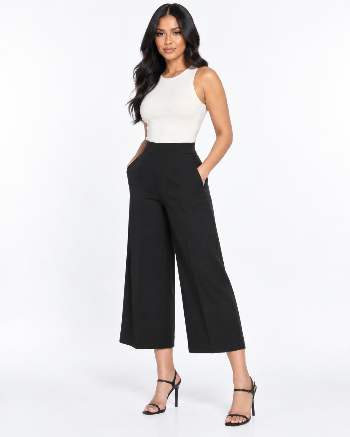 Pantalón Culotte Milano Negro