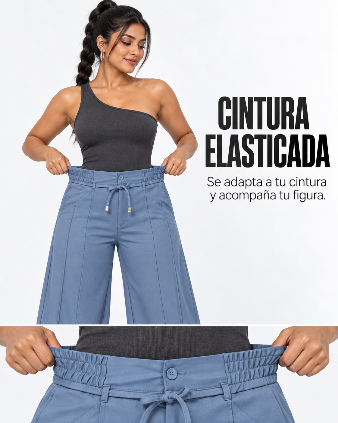 Pantalón Palazzo Monaco™ Cintura Alta
