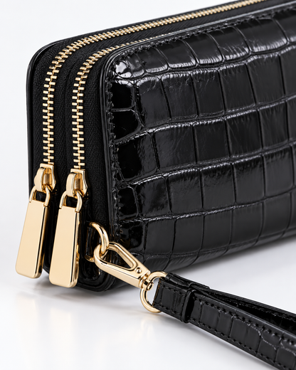 Billetera Croc Doble