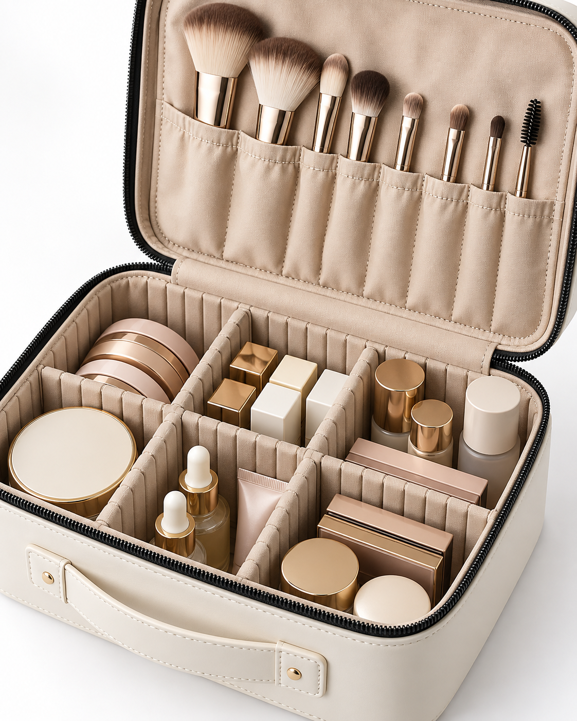 Organizador Beauty Case Marfil — detalle 3
