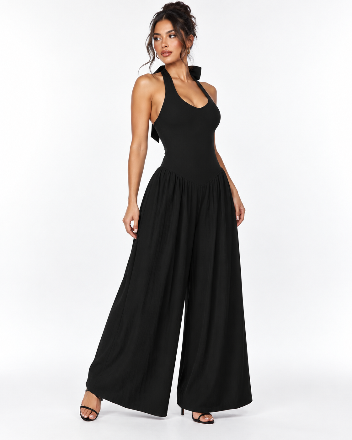 Enterizo Palazzo Noir Halter