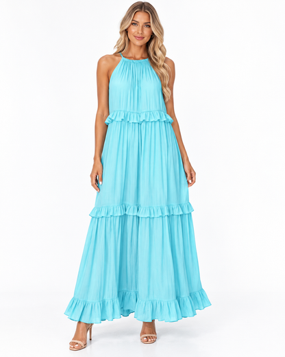 Vestido Maxi Riviera Volantes