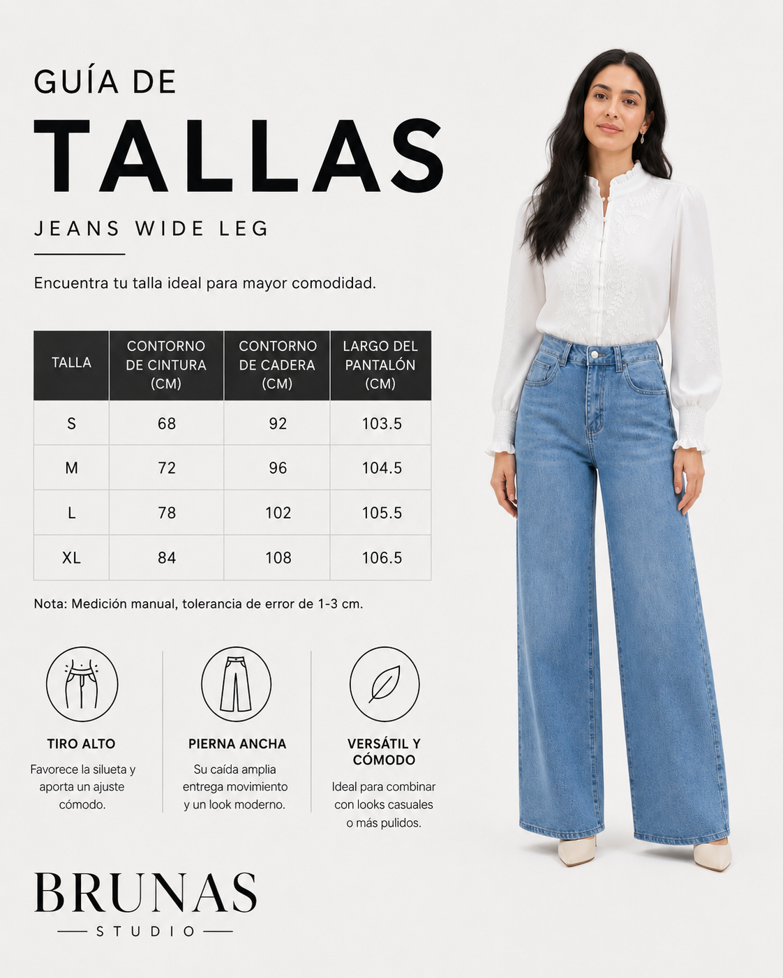 Jeans Elegantes Cintura Alta