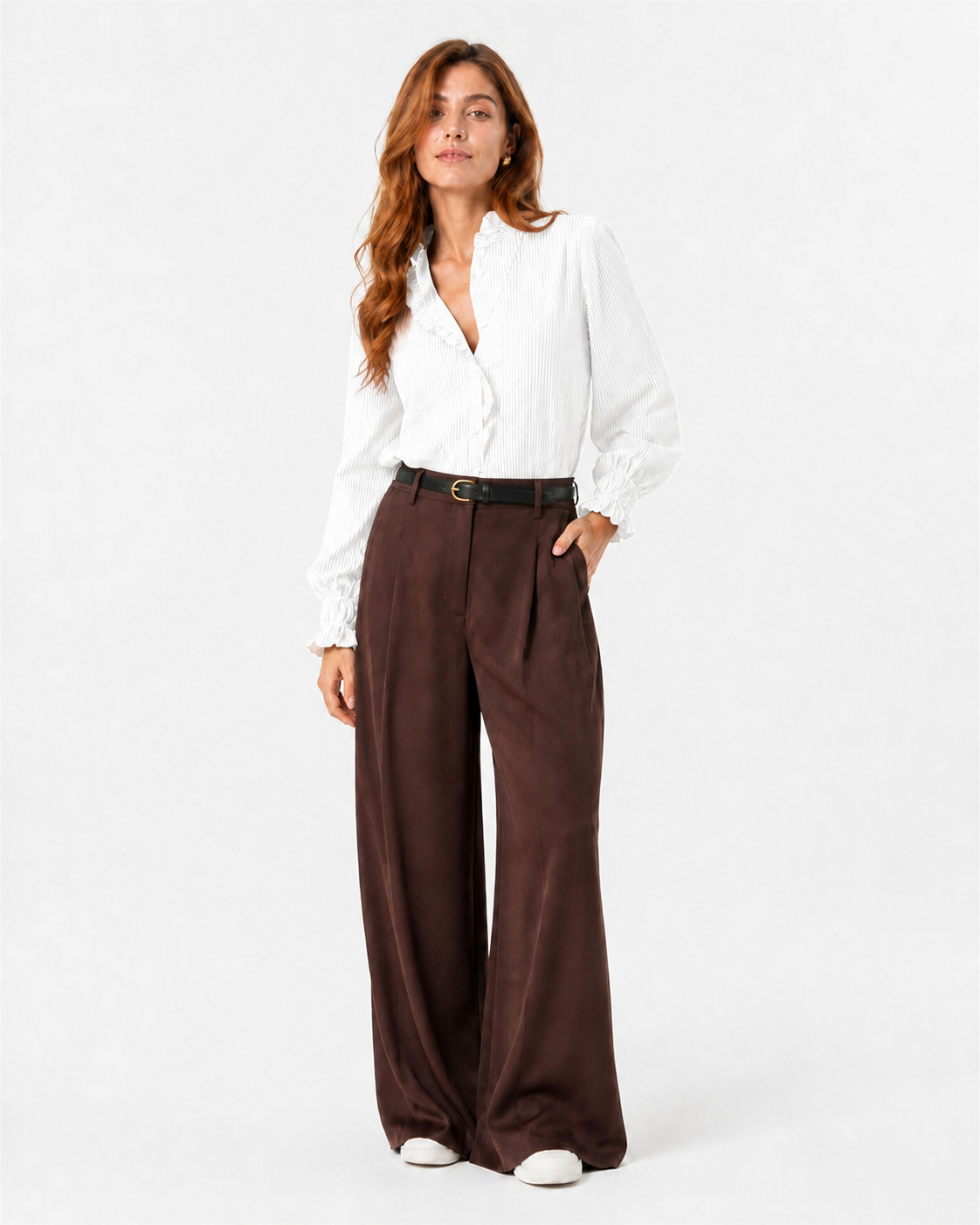 Blusa Boton Wellow - Blanco