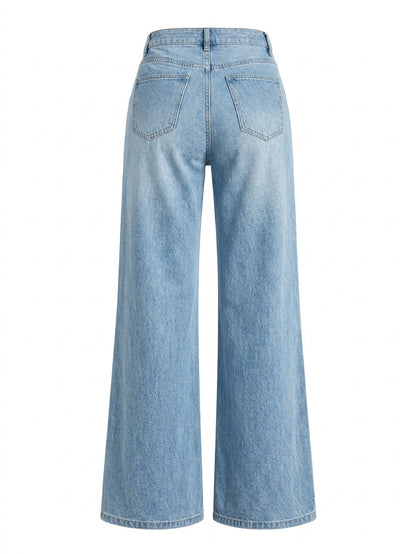 Jeans Lavado Bigotes De Gato