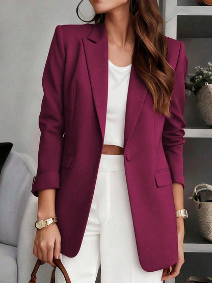 Blazer Oficina Solapa Muesca