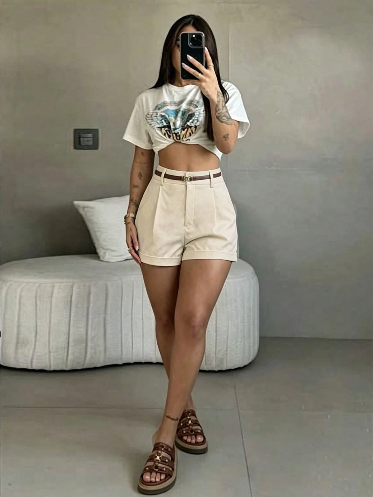 Shorts Dalia Cintura Alta