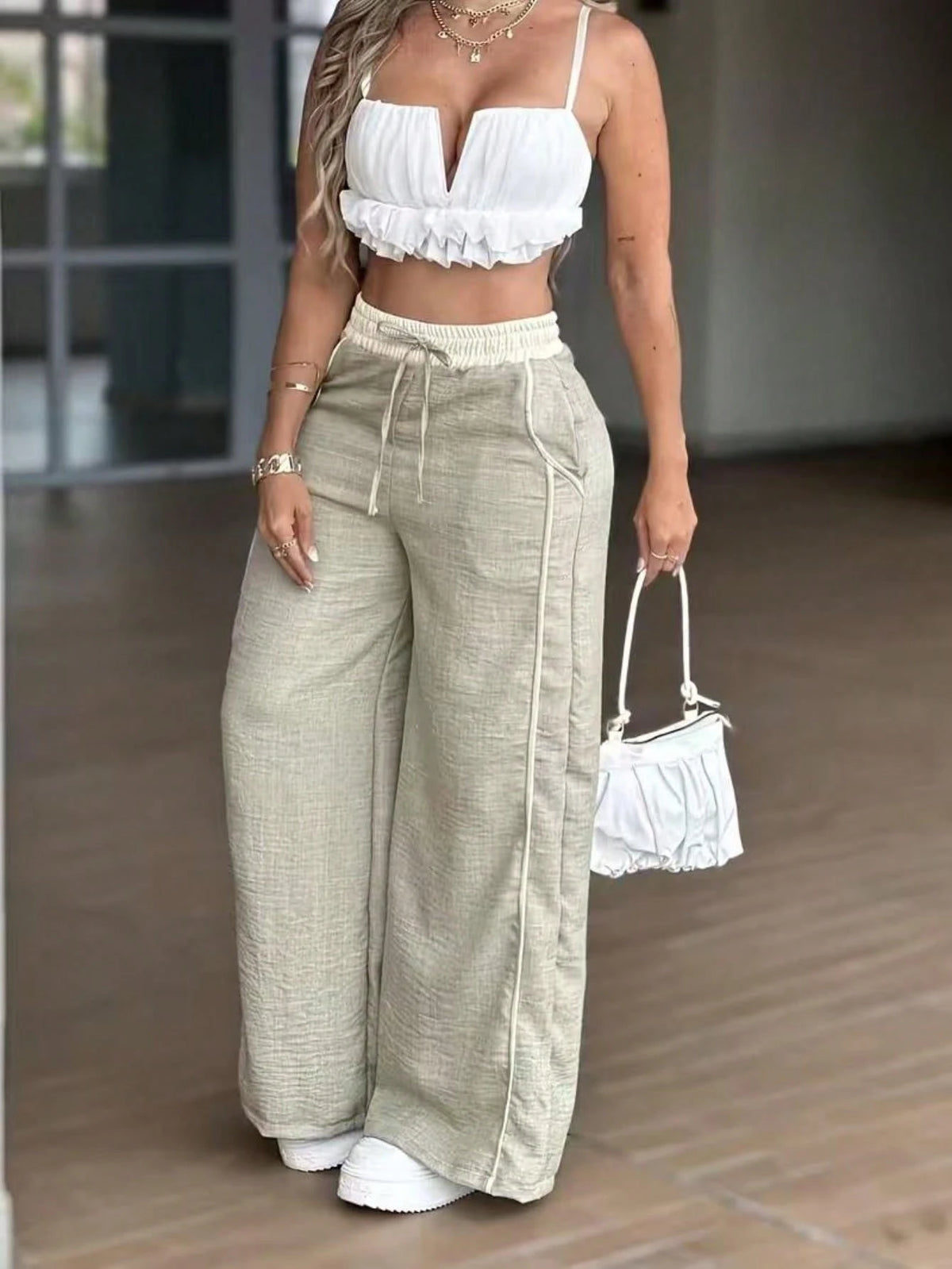 Pantalón Pants cintura Elástica