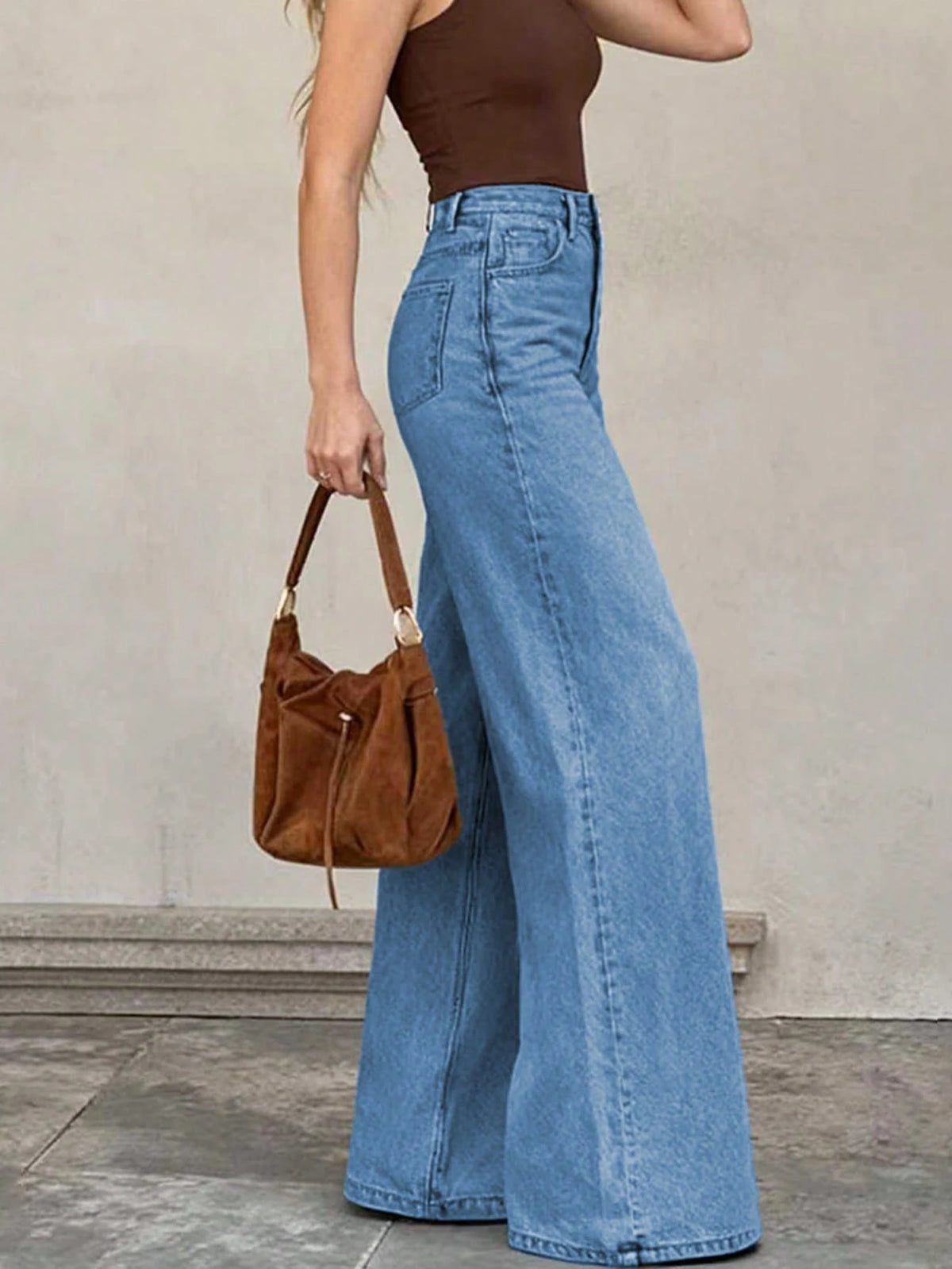 Jeans Elegantes Cintura Alta