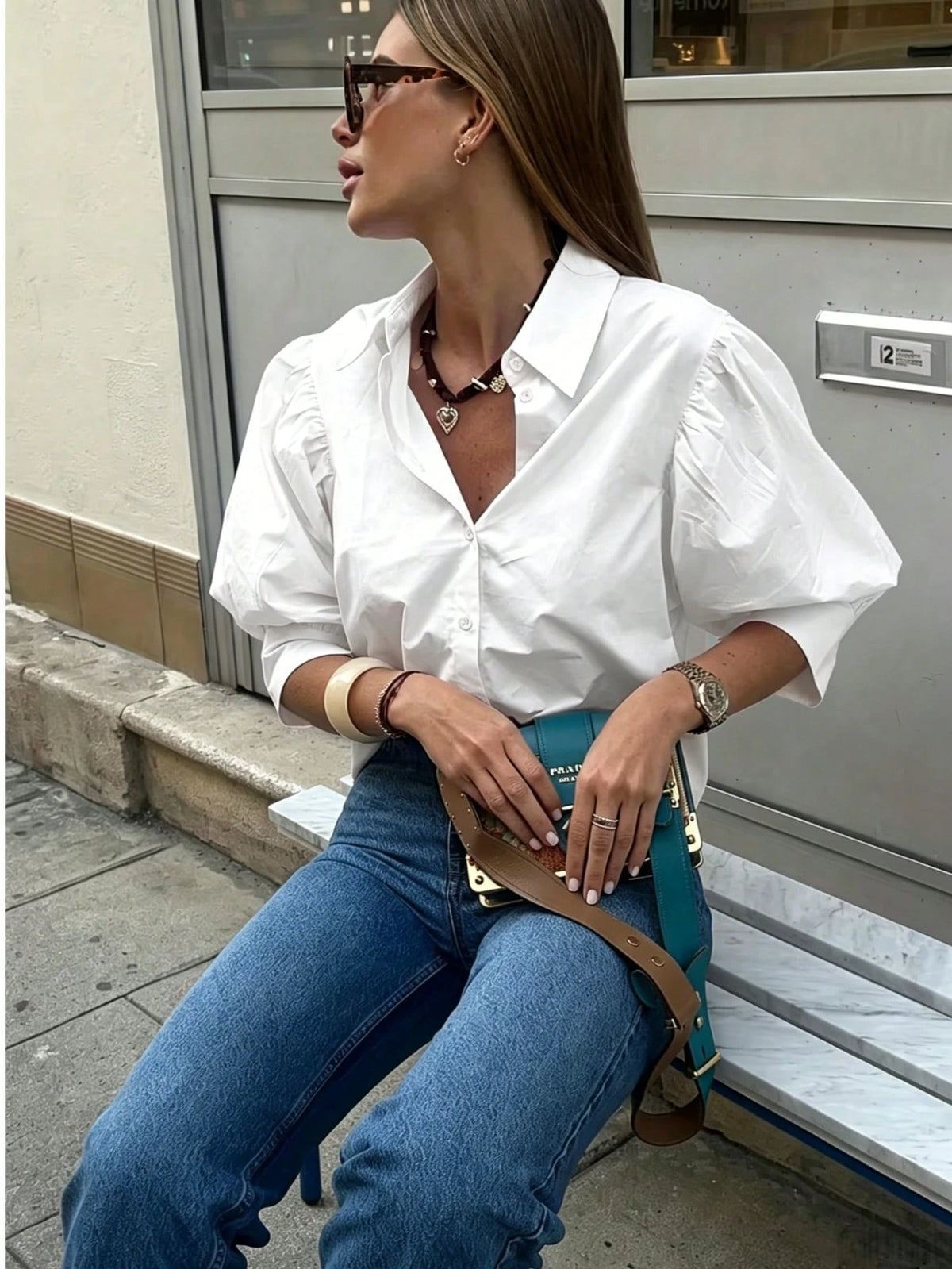 Blusa Lily Chic - Blanca