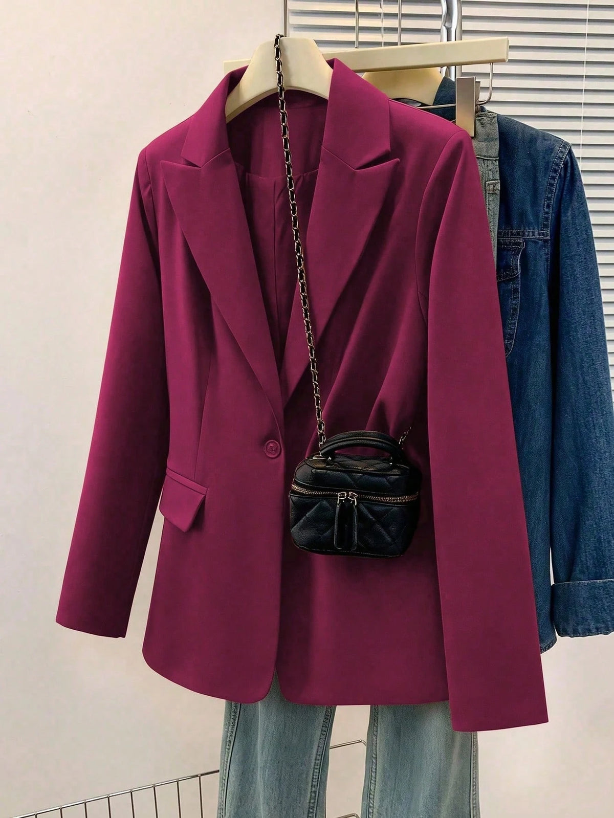 Blazer Oficina Solapa Muesca