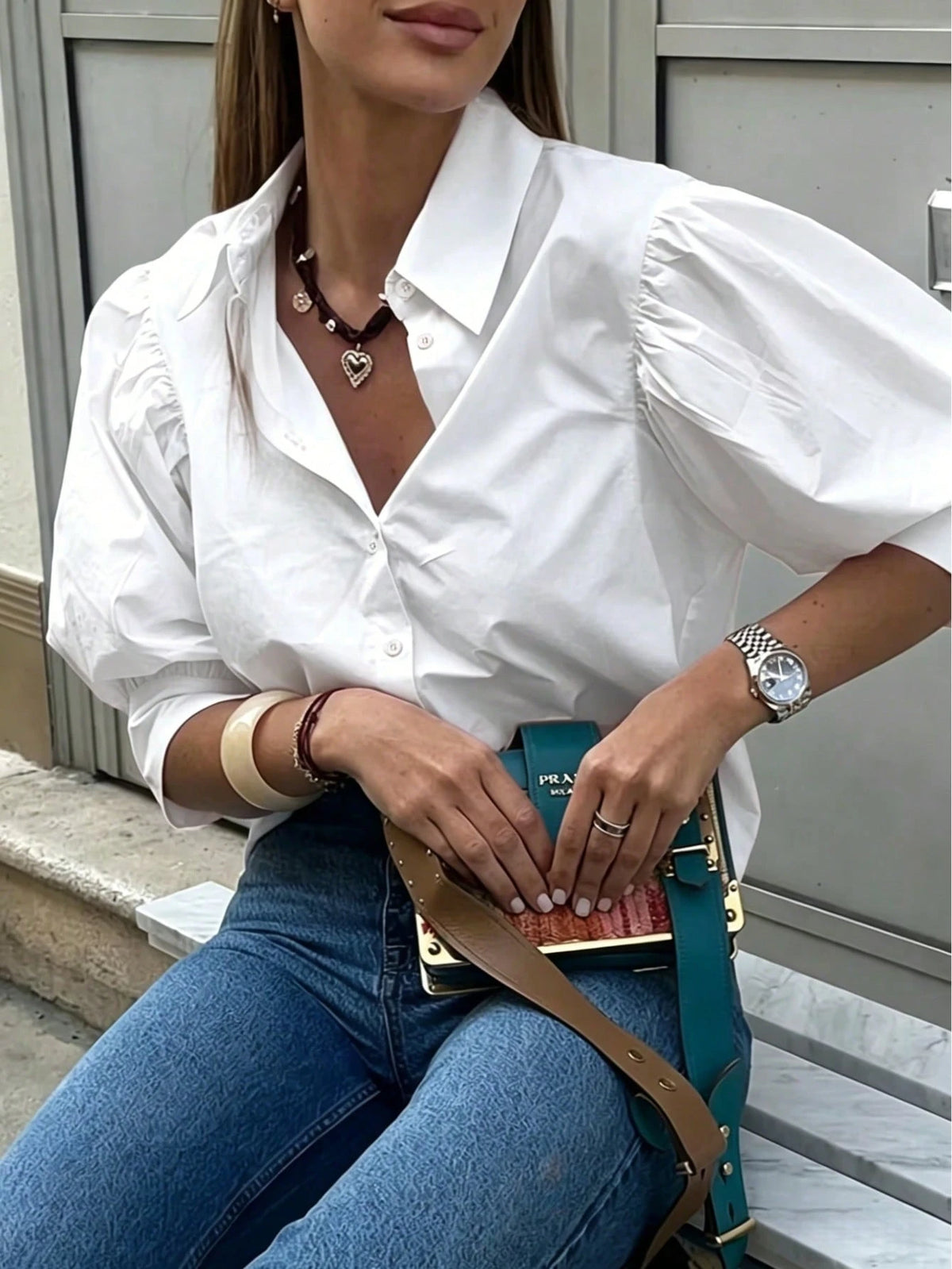 Blusa Lily Chic - Blanca