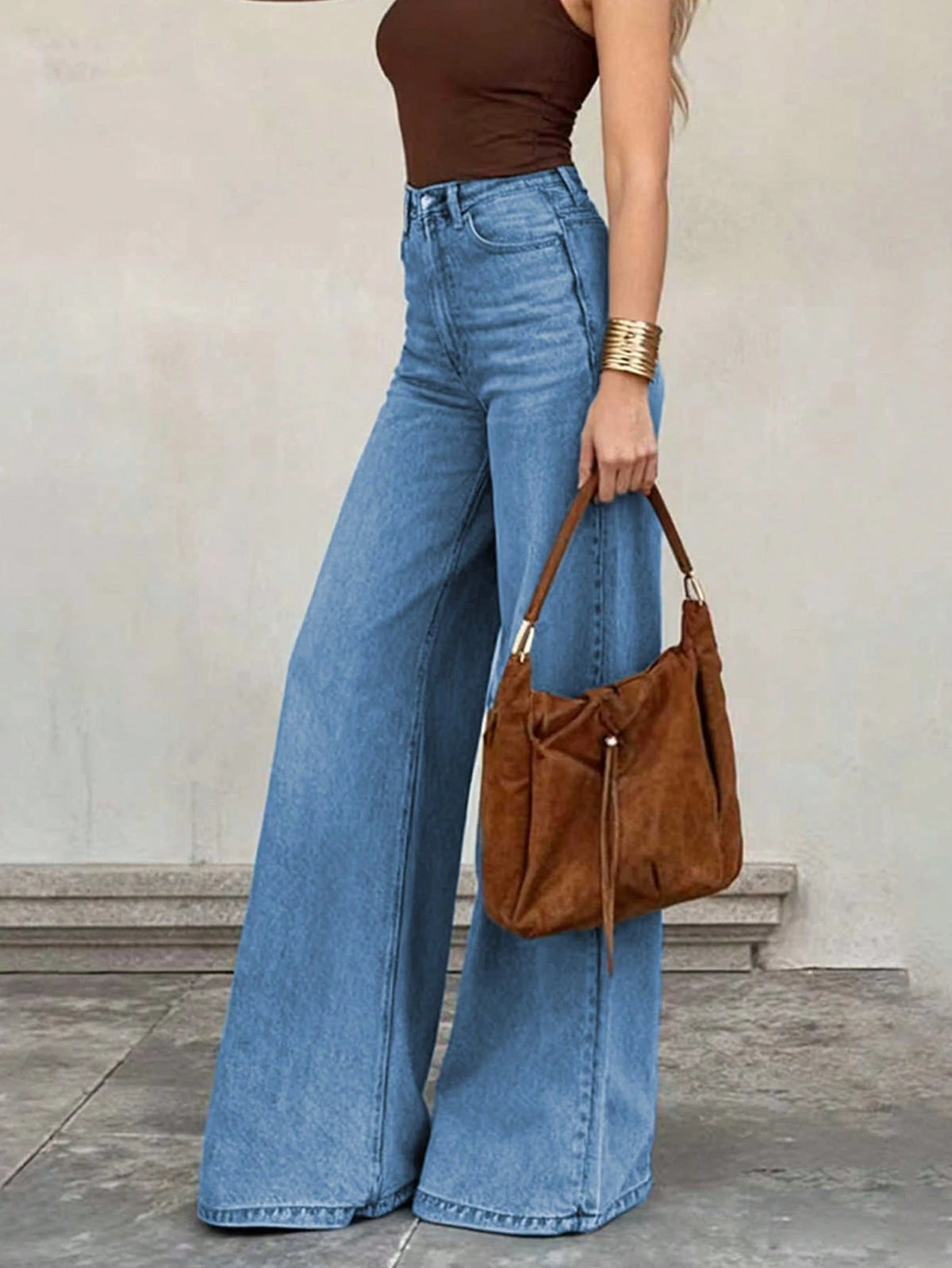 Jeans Elegantes Cintura Alta