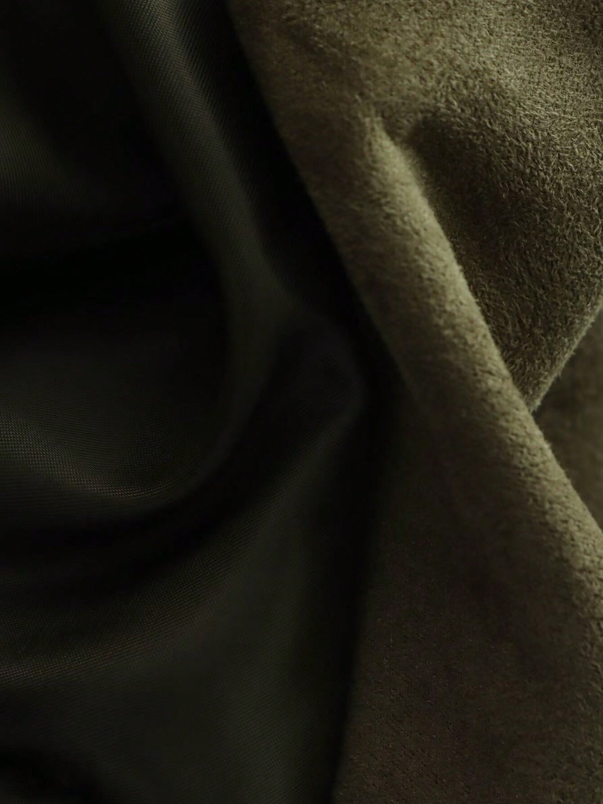 Chaqueta Bomber Ante - Verde Militar