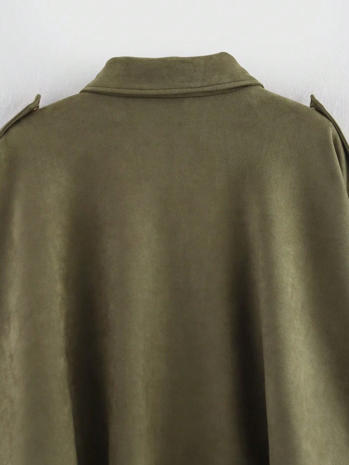 Chaqueta Bomber Ante - Verde Militar