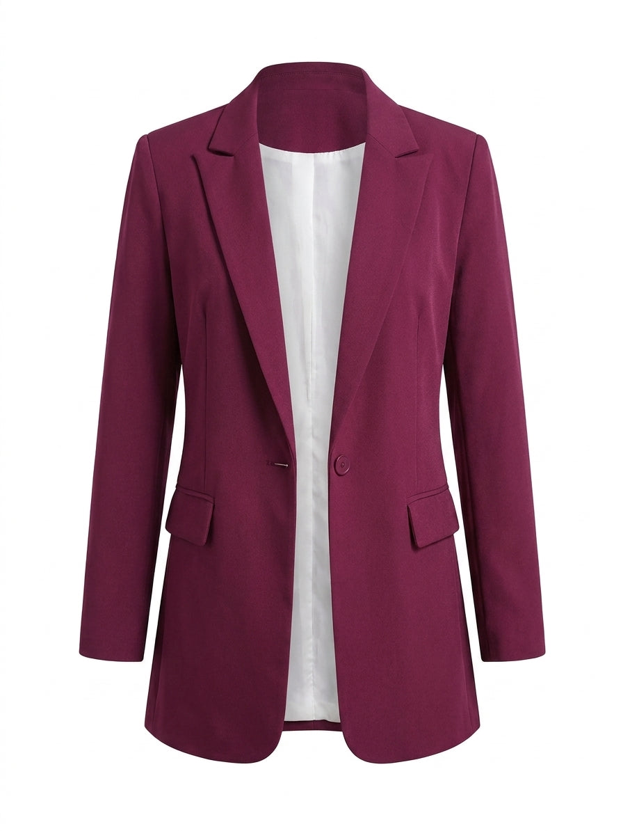 Blazer Oficina Solapa Muesca
