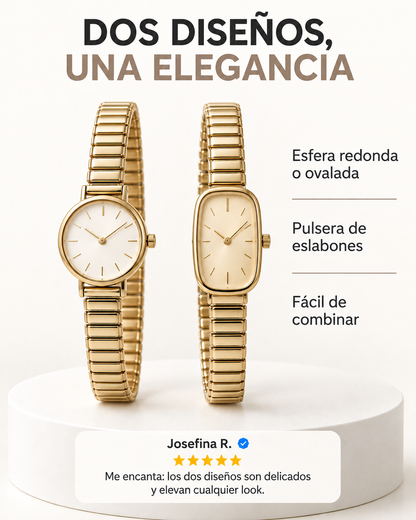 Reloj Dorado Élan