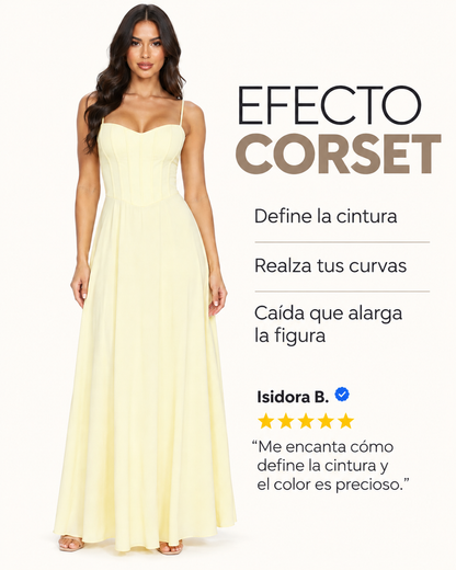 Vestido Maxi Soleil Corset