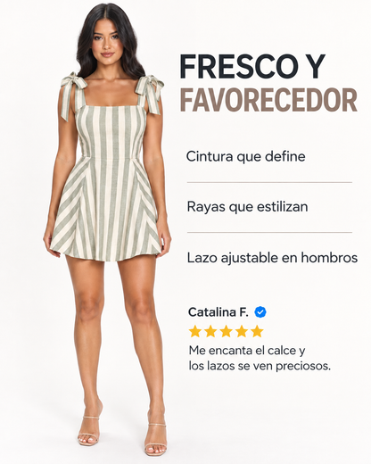 Vestido Mini Riviera Rayas