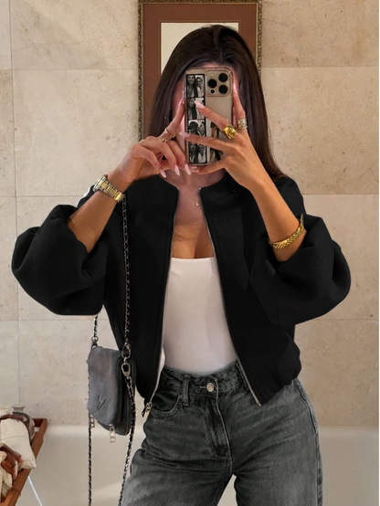 Chaqueta Corta ZIP-uP - Negro