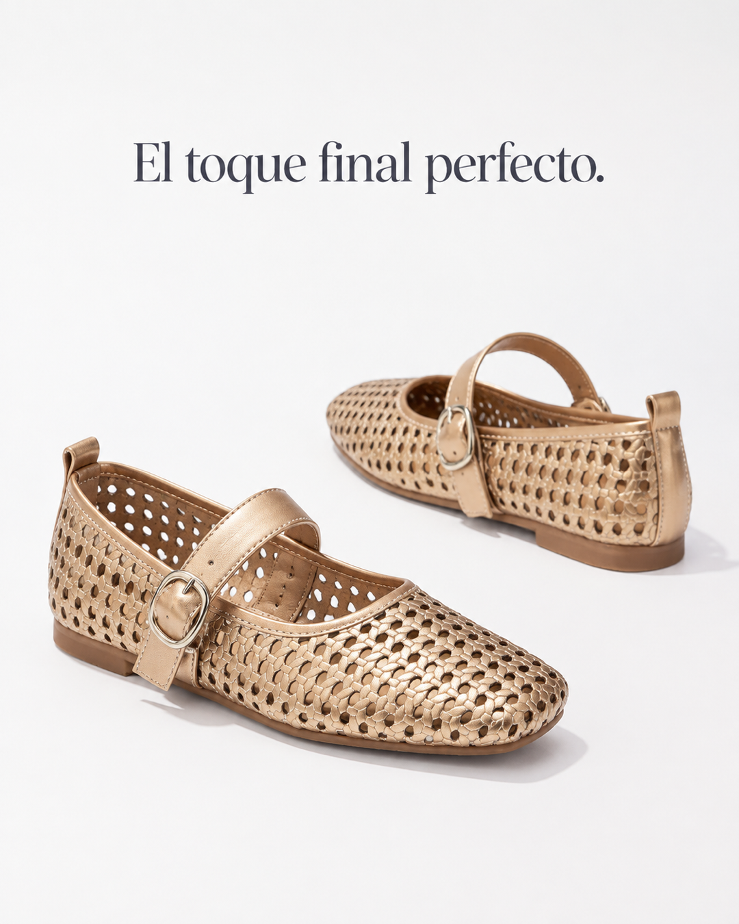 Mary Jane dorado producto