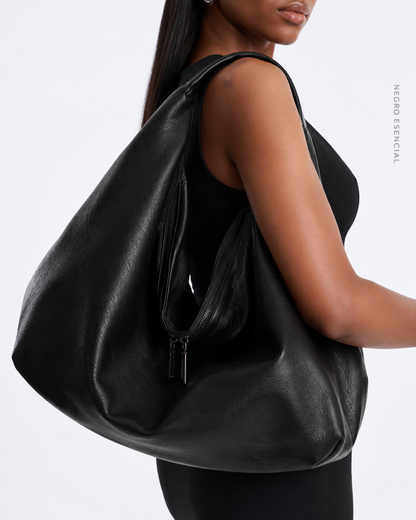 Bolso hobo negro perfil