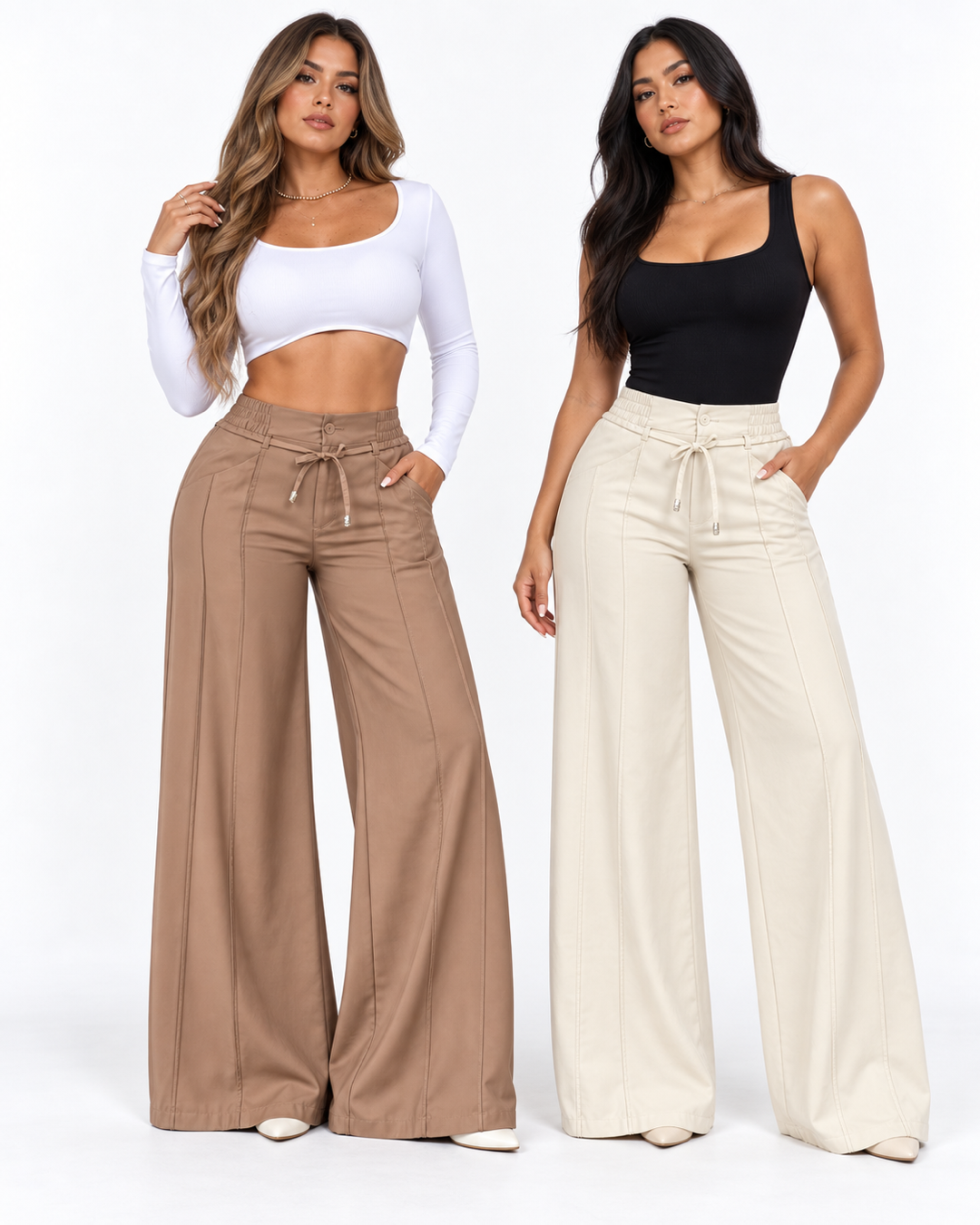 Pantalón Palazzo Monaco™ Cintura Alta