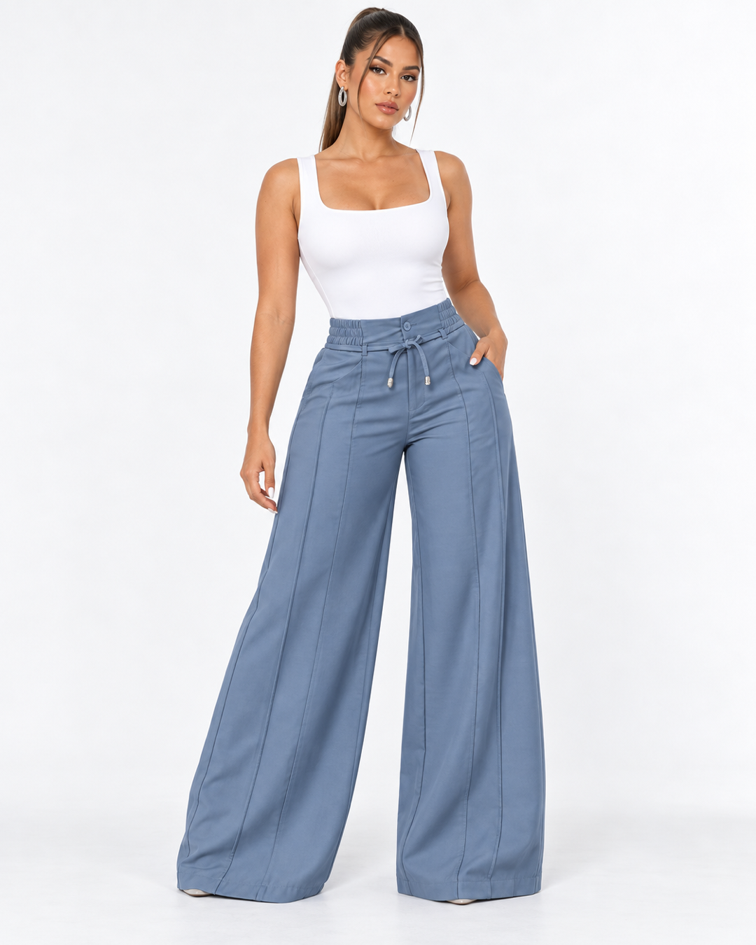Pantalón Palazzo Monaco™ Cintura Alta